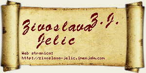 Živoslava Jelić vizit kartica